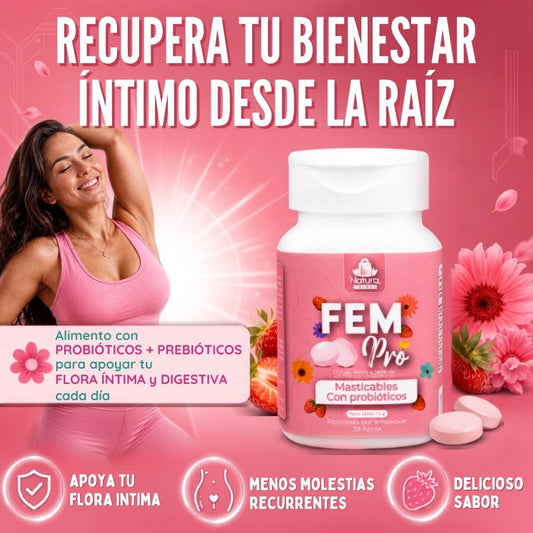 FEM Pro - Probióticos Masticables